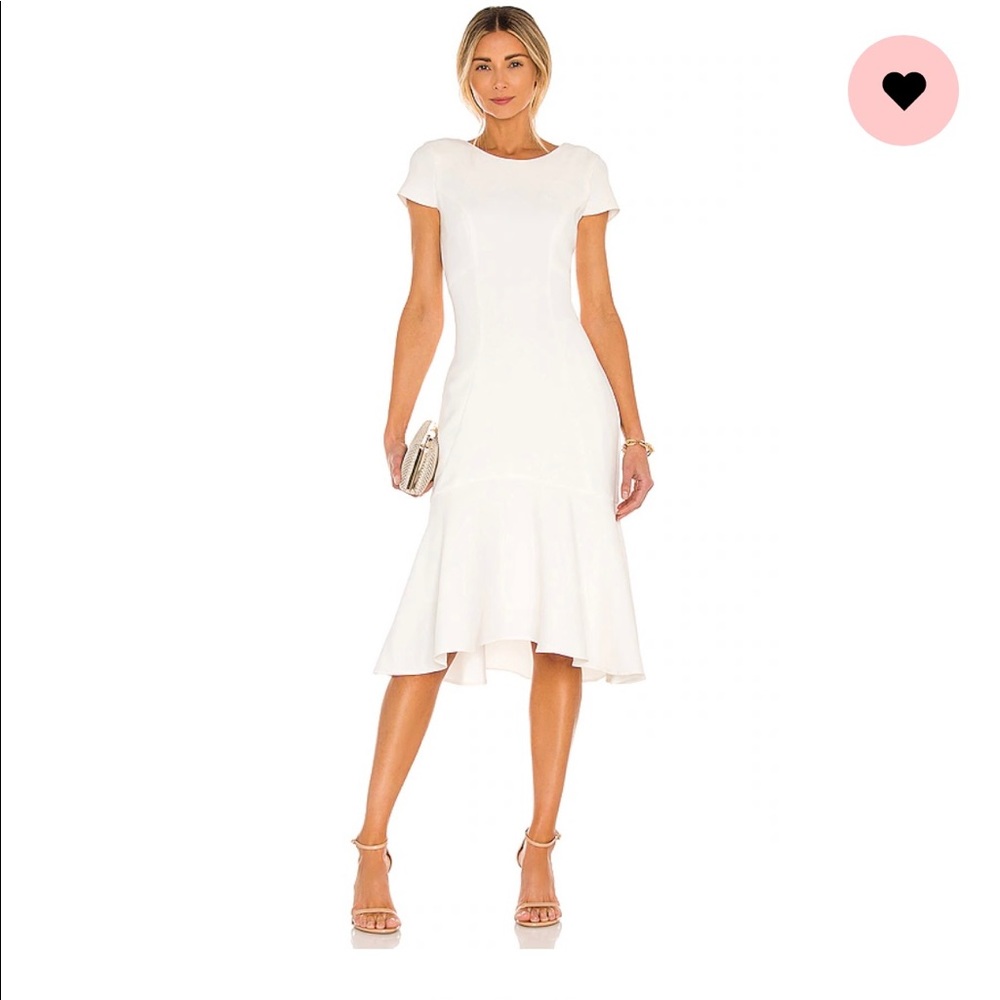 Amanda Uprichard Evalina dress in ivory